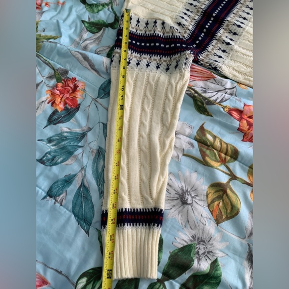 Vintage ASTOR ONE Sweater Mens Extra Large Fishermen Knit 80s - Picture 7 of 9